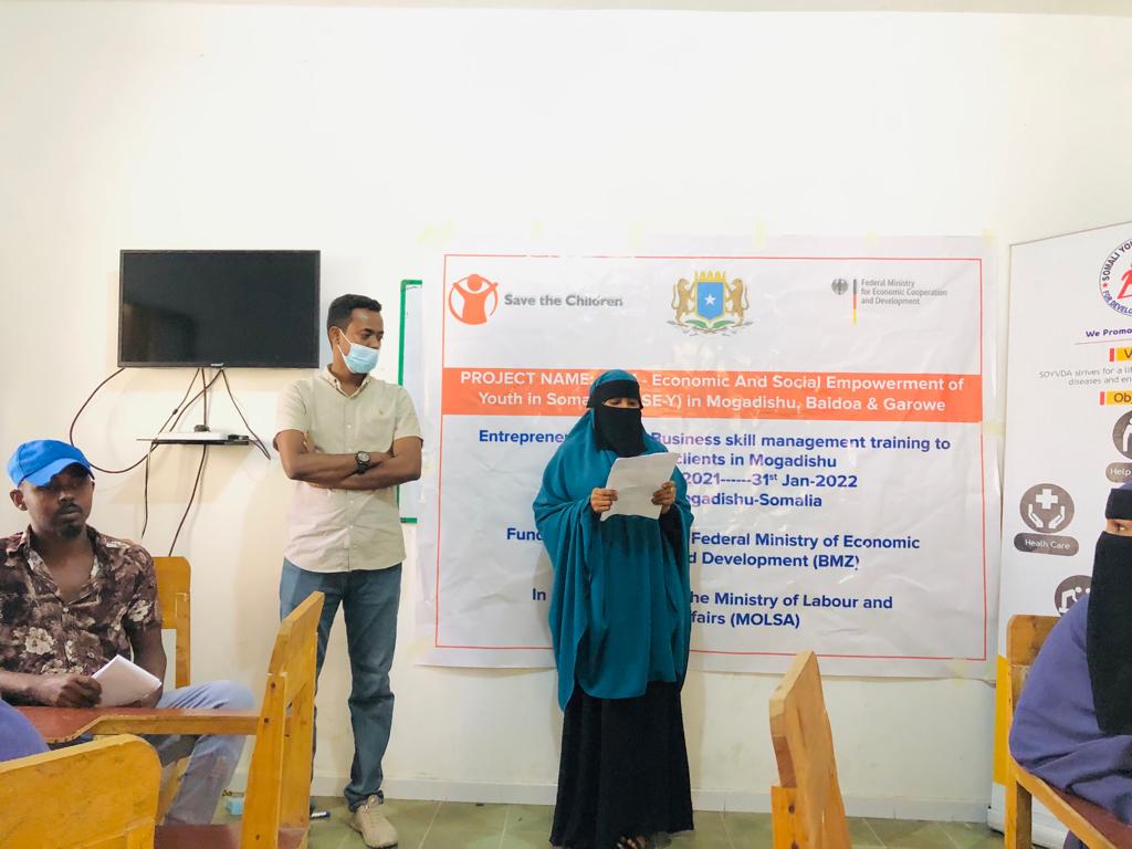 Building Entrepreneurship Skills for Local Youth in Mogadishu